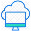 Cloud Speicher Cloud Computing Speicher Symbol