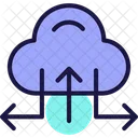 Cloud Speicher Speicher Cloud Symbol