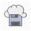 Diskette Diskette Wolke Symbol