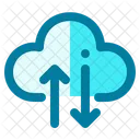 Cloud Speicher Daten Ubertragung Symbol
