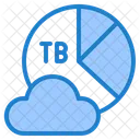 Speicher Datenbank Cloud Symbol