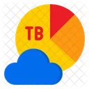 Speicher Datenbank Cloud Symbol