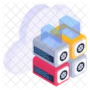 Cloud Server Cloud Speicher Cloud Daten Symbol