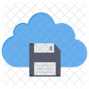 Cloud Speicher Diskette Speichern Symbol