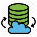 Cloud Speicher Cloud Datenbank Symbol