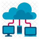 Cloud Speicher Cloud Speicher Cloud Server Symbol