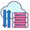 Cloud Speicher Cloud Speicher Cloud Server Symbol