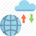 Digitaler Nomade Freiberuflich Arbeit Symbol