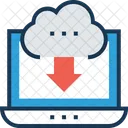 Cloud Speicher Download Symbol