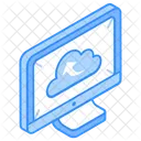 Cloud Speicher Cloud Ubertragung Cloud Daten Symbol