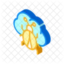 Cloud-Speicher-Virus  Symbol