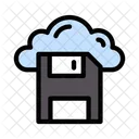 Speichern Diskette Cloud Symbol