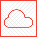 Cloud square motif  Icon