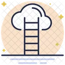 Cloud Stair Cloud Ladder Stair Icon