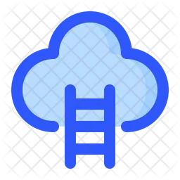 Cloud Stair  Icon