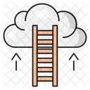 Cloud Stair  Icon