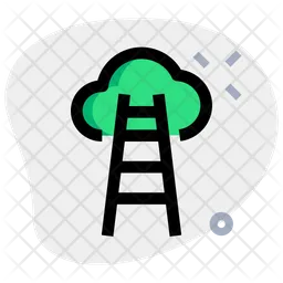 Cloud Stairs  Icon