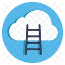 Cloud Stairs Cloud Staircase Cloud Career Icon