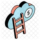 Cloud Stairs Cloud Staircase Ladder Career Icon