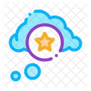Star Bonus Cloud Icon