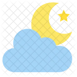 Cloud Star  Icon