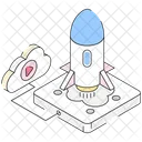 Cloud Startup  Icon
