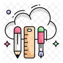Cloud Stationery  Icon