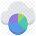 Cloud Statistics Cloud Pie Chart Cloud Icon