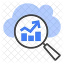 Cloud Statistics Analytics Icon