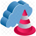 Stop Cone Road Icon