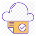 Approved Cloud Storage Icon