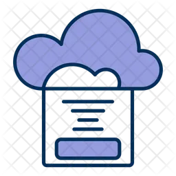 Cloud storage  Icon