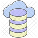 Cloud Storage Lineal Color Icon Icon
