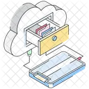 Cloud Service Cloud Storage Cloud Files Icon