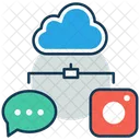 Cloud Storage Online Storage Data Storage Icon