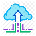 Fintech Cloud Storage Icon