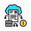 Cloud Storage Incident Icon