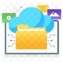 Cloud Database Cloud Hosting Cloud Storage Icon