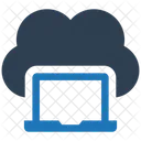 Cloud Storage Cloud Laptop Icon