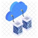 Cloud Servers Cloud Storage Cloud Data Icon