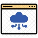 Cloud Storage Cloud Network Cloud Technology Icon