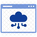 Cloud Storage Cloud Network Cloud Technology Icon