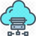 Cloud Storage Network Icon