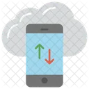 Mobile Cloud Service Icon