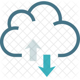 Cloud Storage Architecture  Icon