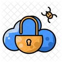 Storage Breach Cloud Icon