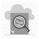 Cloud Storage Data Search  Icon