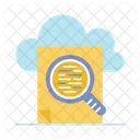 Cloud Storage Data Search  Icon