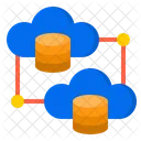 Cloud Storage Database  Icon