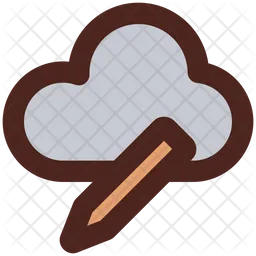 Cloud Storage Editing  Icon